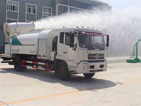 東風天錦抑塵車，12噸圓罐30